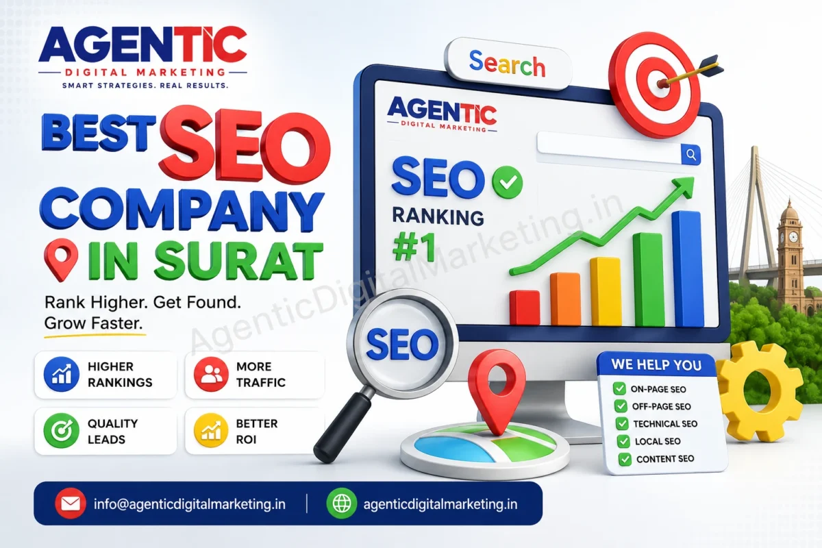 Best SEO Company in Surat providing SEO services, local SEO, technical SEO, Google Business Profile optimization and lead generation solutions.