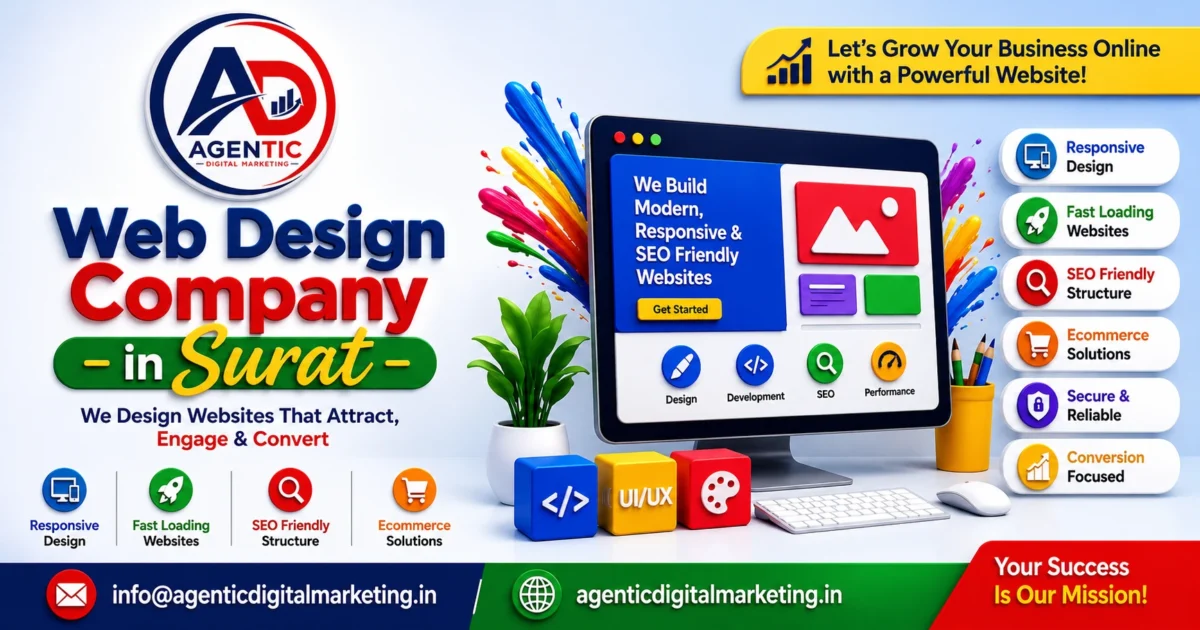 Web Design Company in Surat 1 Web Design Company in Surat offering responsive website design and ecommerce website development services.
