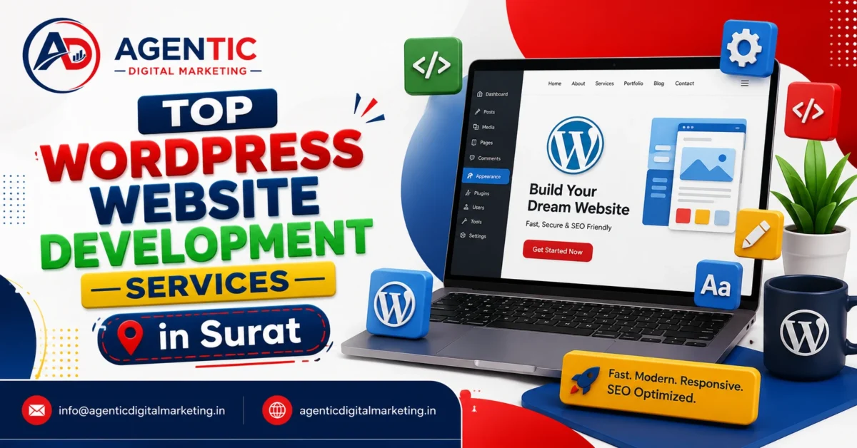 WordPress Website Development Services in Surat by Agentic Digital Marketing Agency